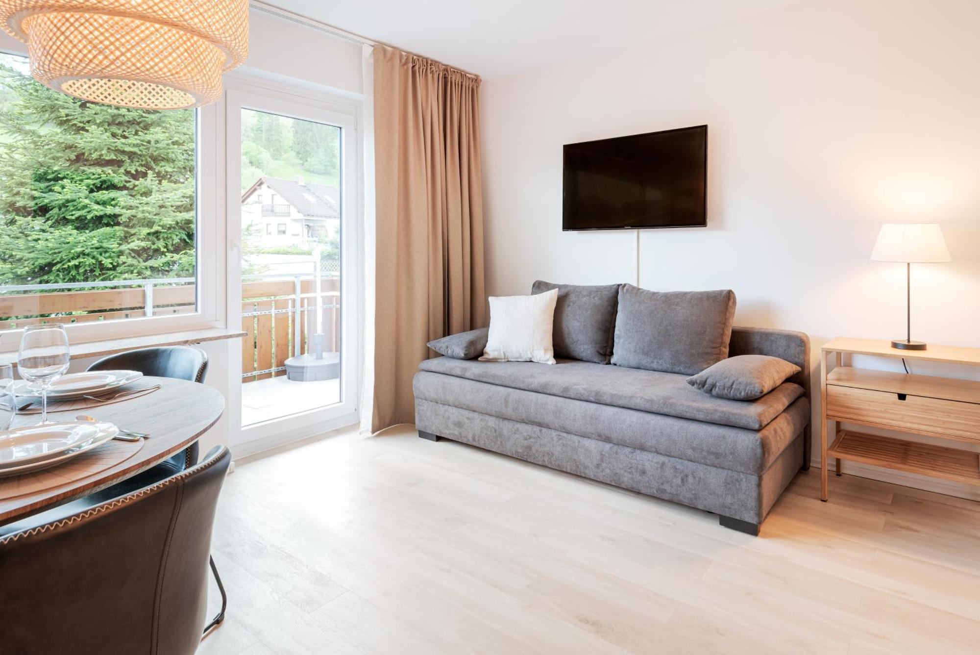 לנצקירש Ferienwohnung Sonnenglueck Mit Grosszuegigem Suedbalkon מראה חיצוני תמונה