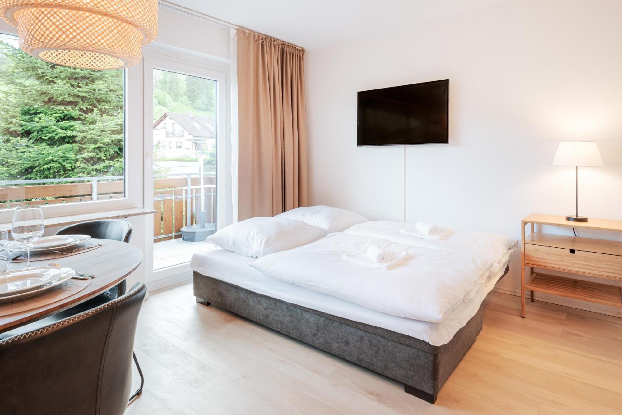 לנצקירש Ferienwohnung Sonnenglueck Mit Grosszuegigem Suedbalkon מראה חיצוני תמונה