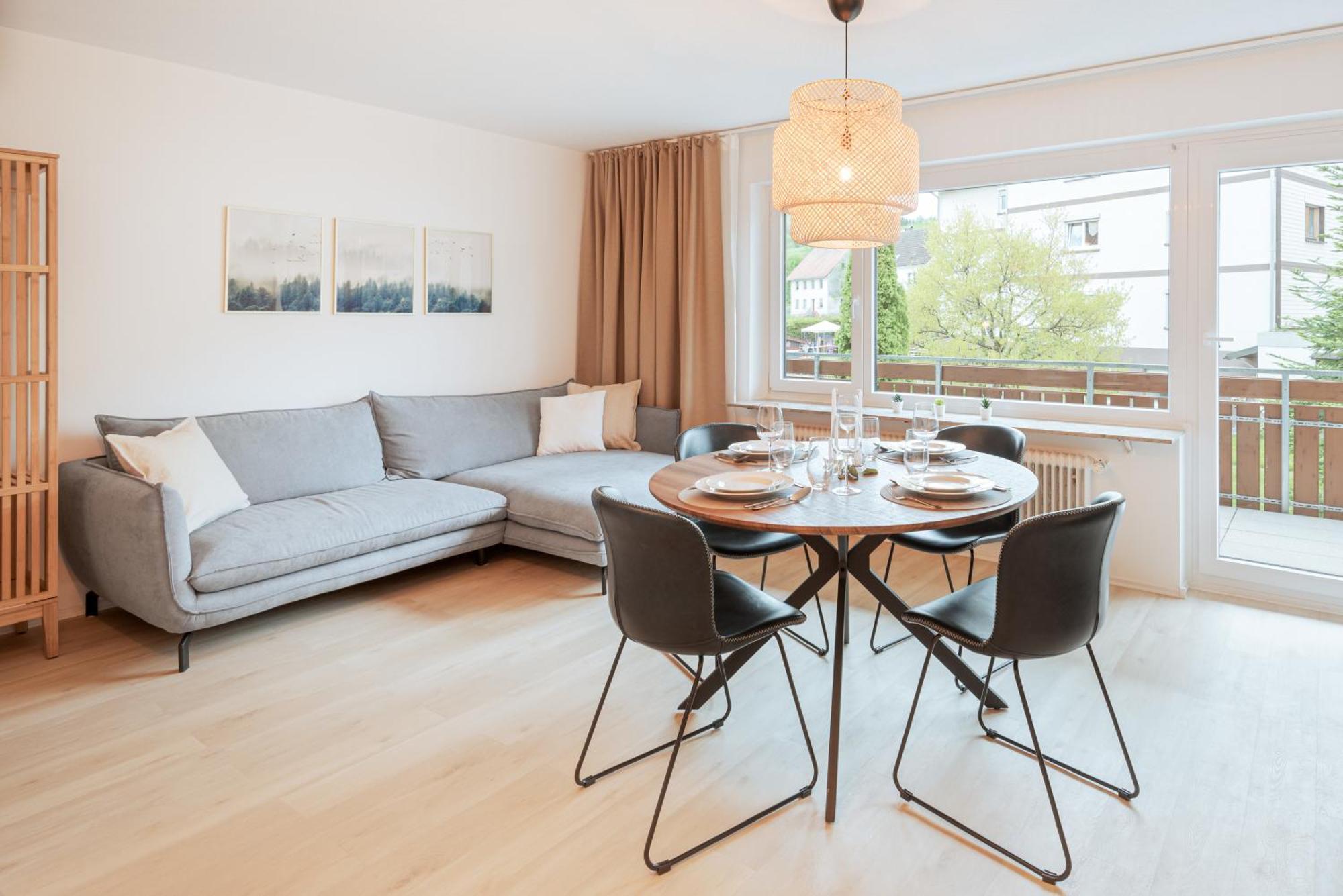 לנצקירש Ferienwohnung Sonnenglueck Mit Grosszuegigem Suedbalkon מראה חיצוני תמונה
